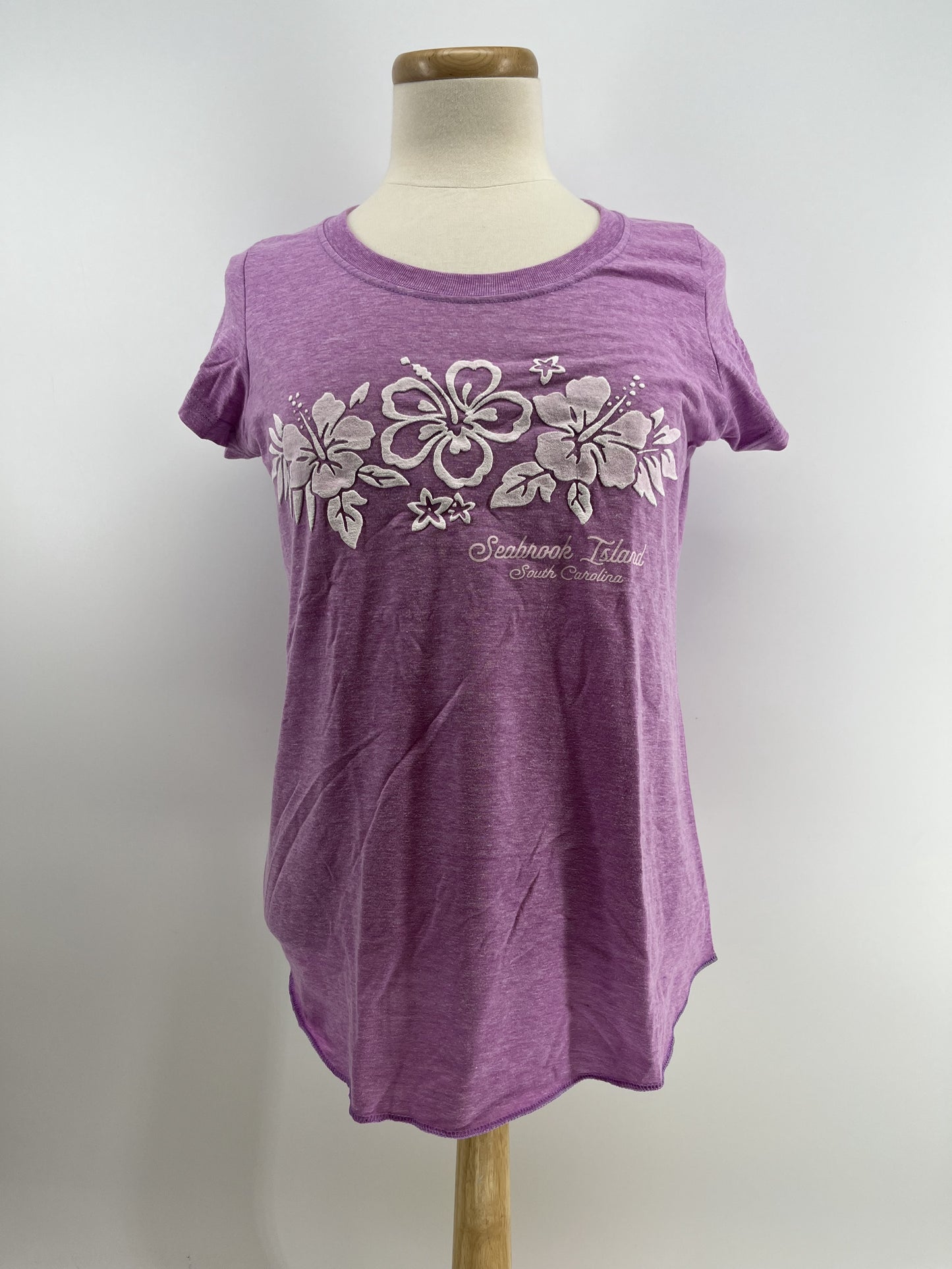 SI Ladies Snow Tee - Puff Hibiscus Berry