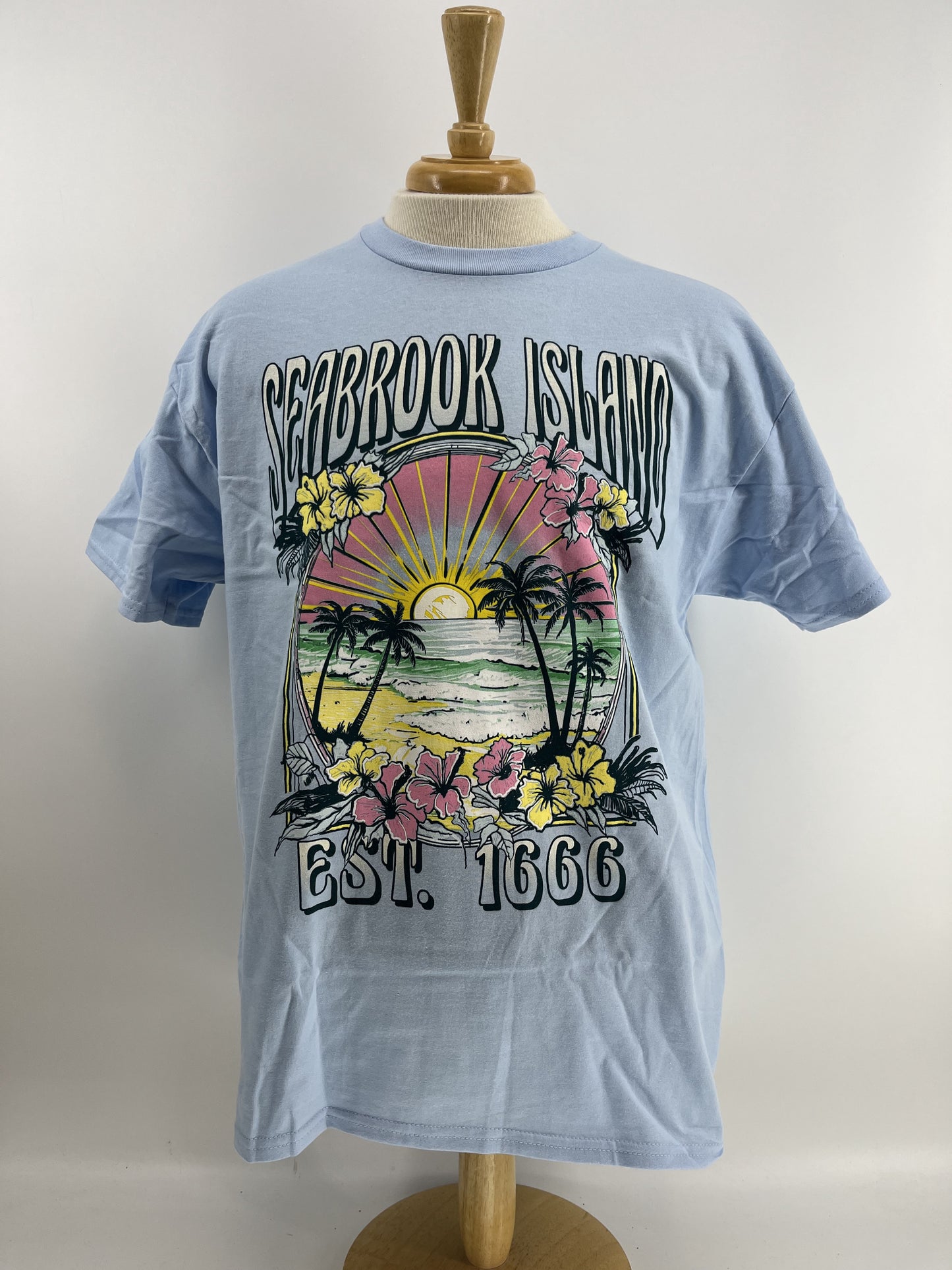 SI Adult Tee - Jumbo Beach Lt Blue