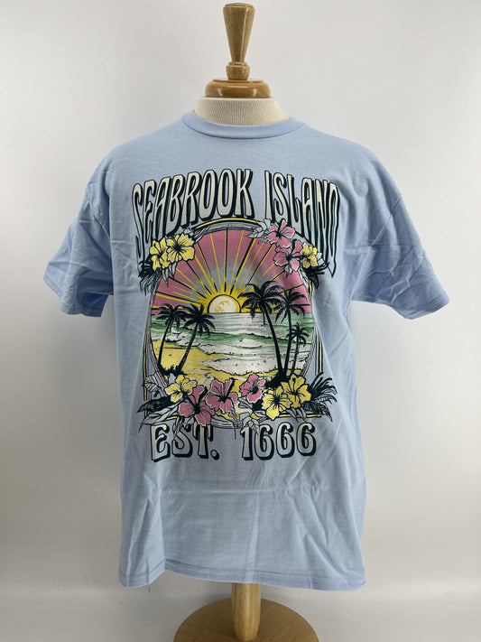 SI Adult Tee - Jumbo Beach Lt Blue