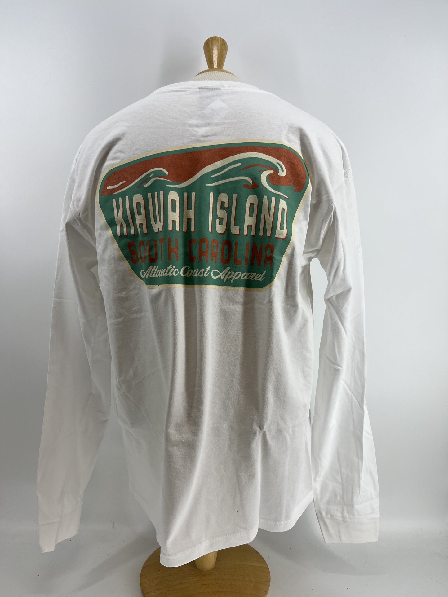 KI LS Tee - Keynote Wave - White