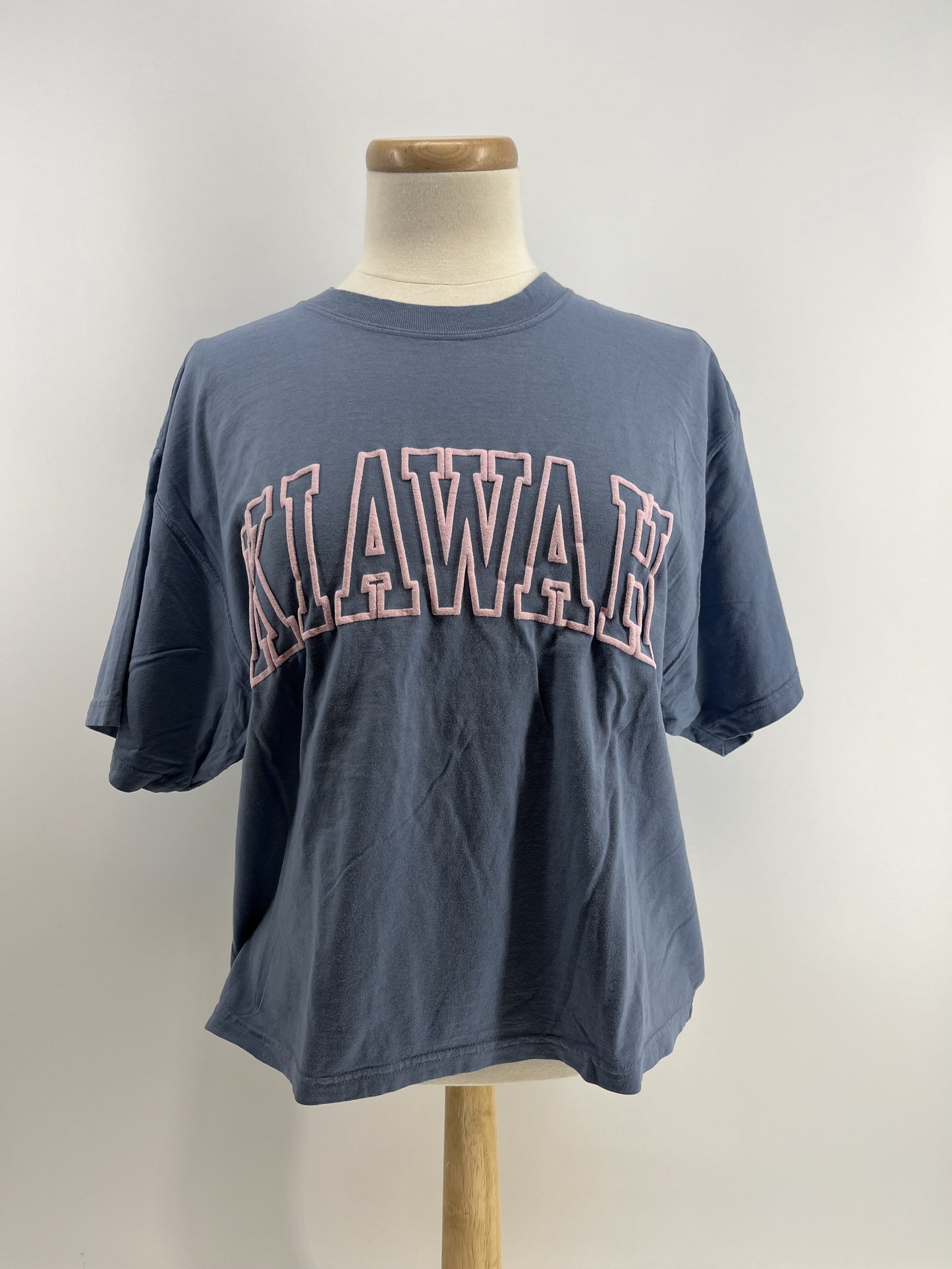 KI Ladies Boxy Tee - Puff Arch Saltwater