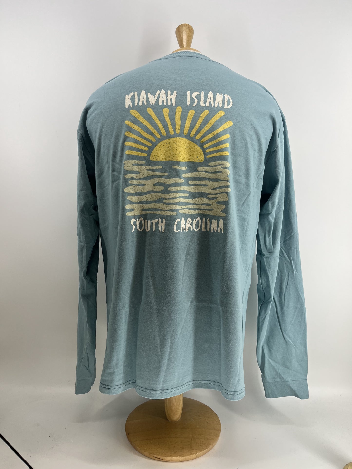 KI Adult LS tee - Pkt Full of Sunshine Seabreeze