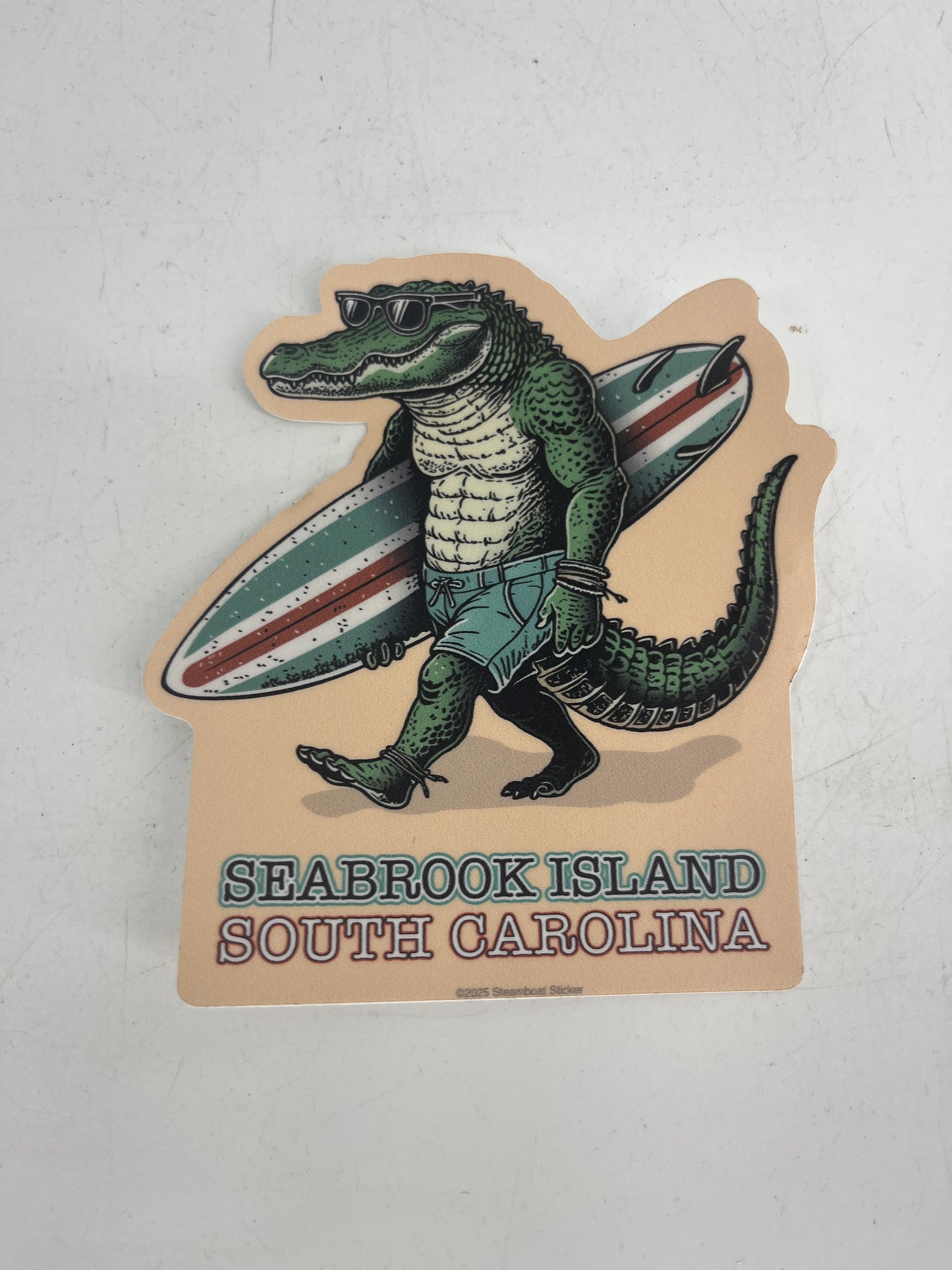 SI Gator Surf Decal
