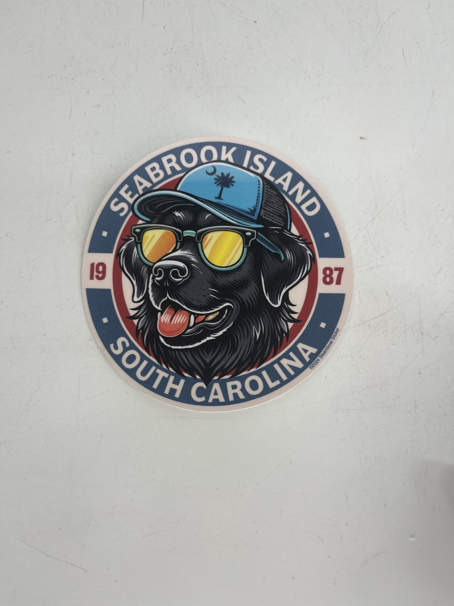 SI All American Dog Decal