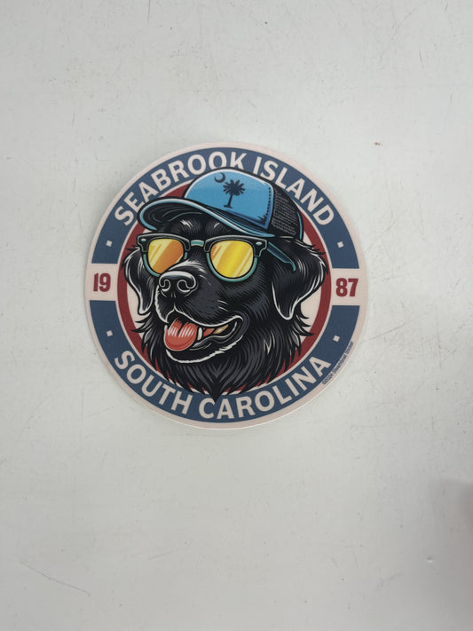 SI All American Dog Decal