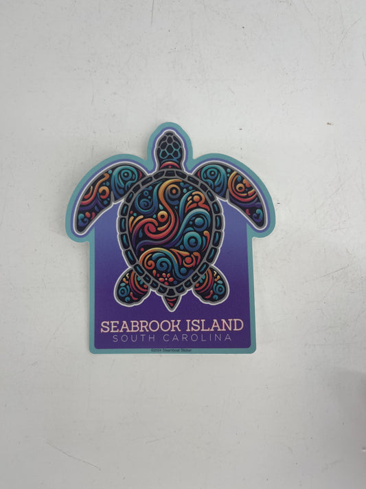 SI Mosaic Turtle Decal