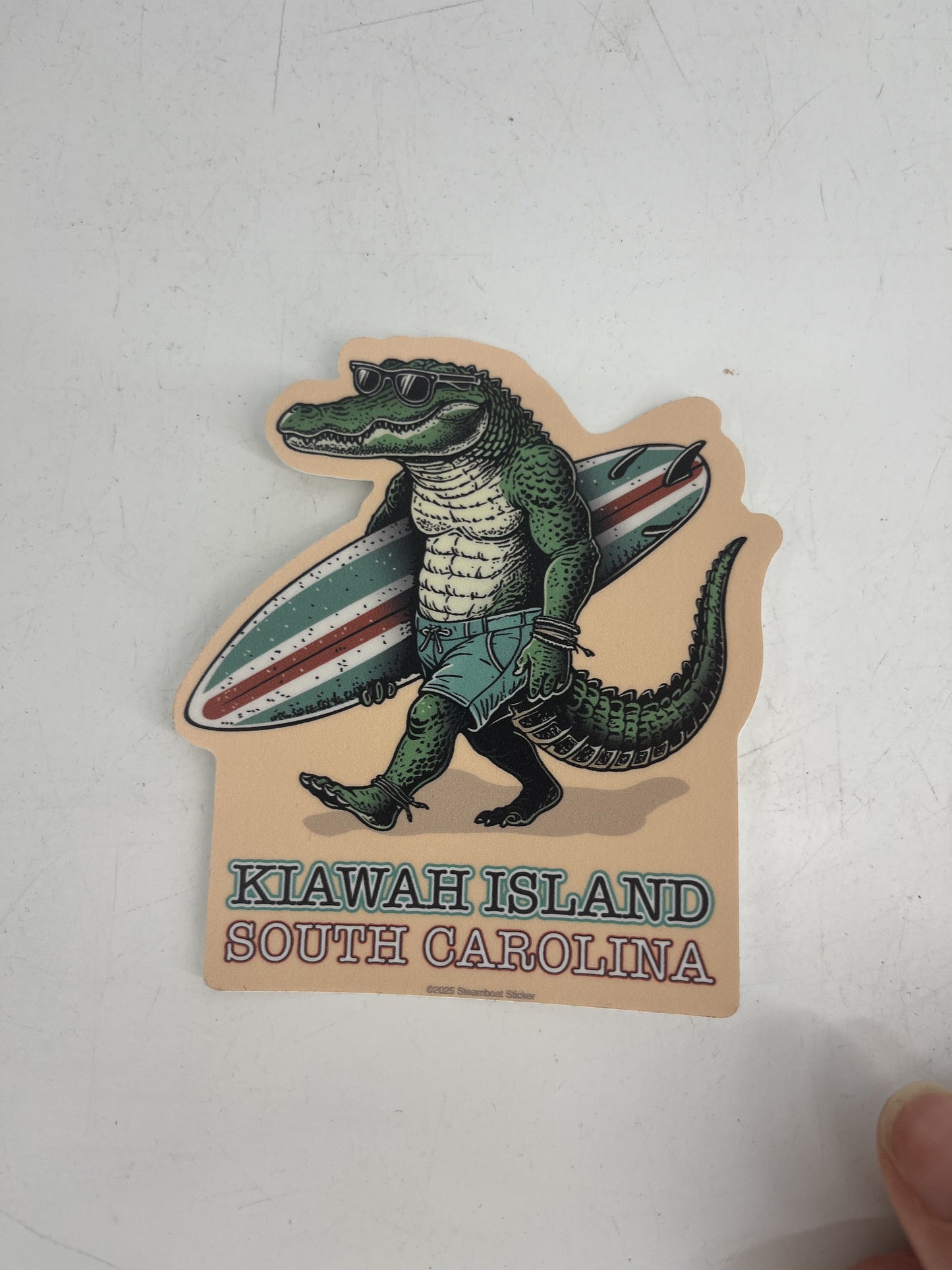 KI Gator Surf Decal