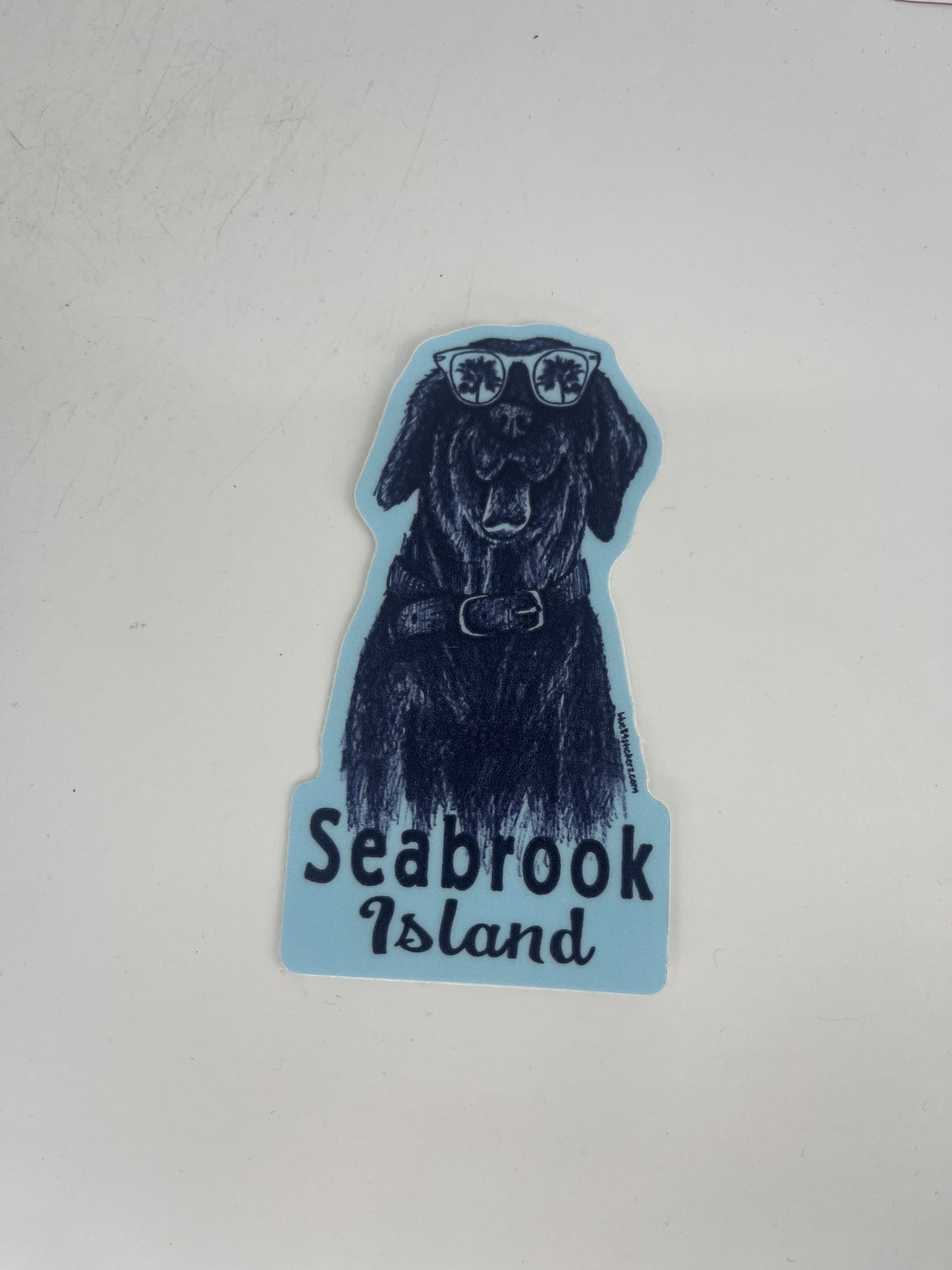 SI Gleeful Lab/Sunglasses/Palm Decal