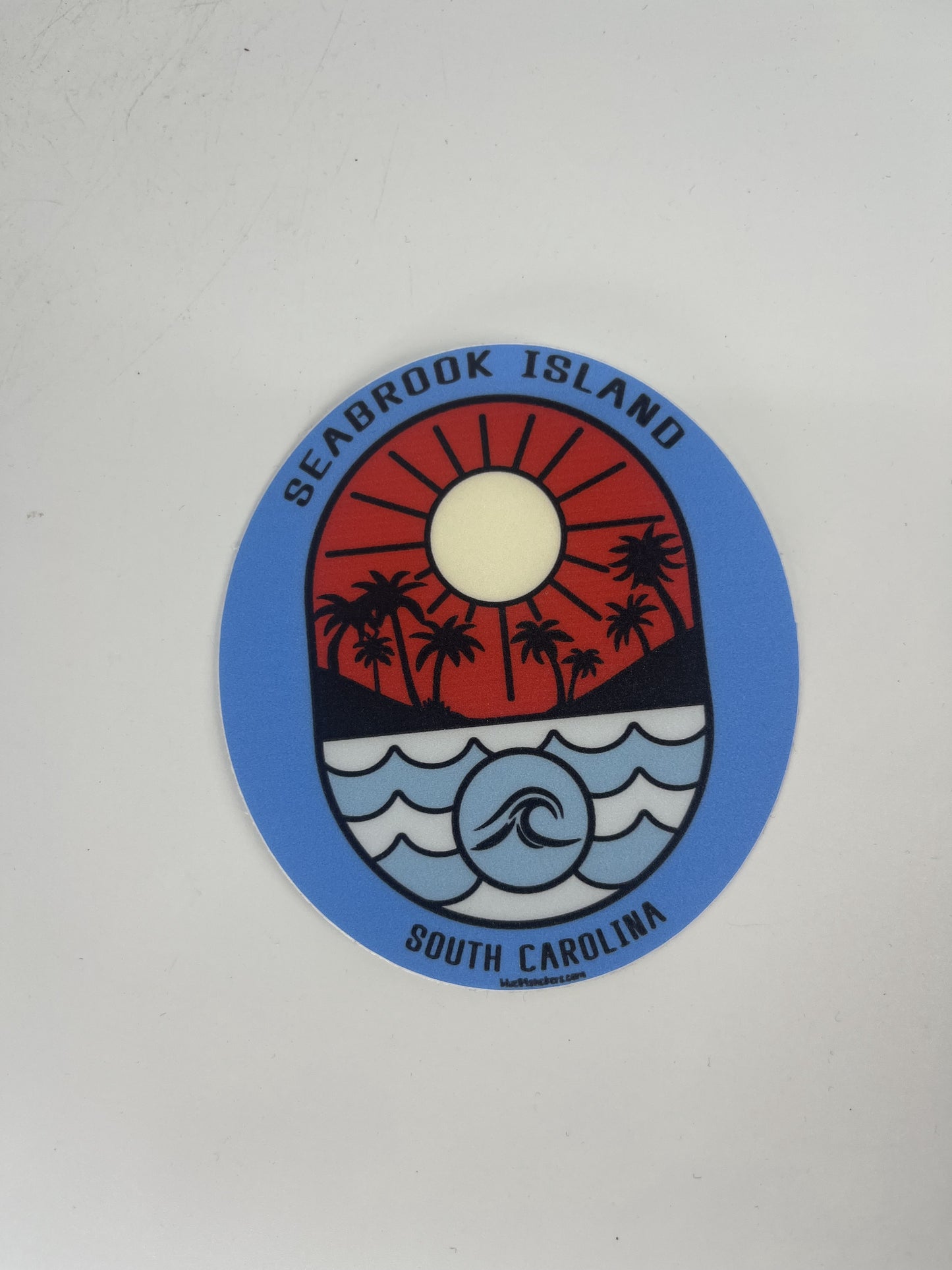 SI The Garden Palms/Wave Decal