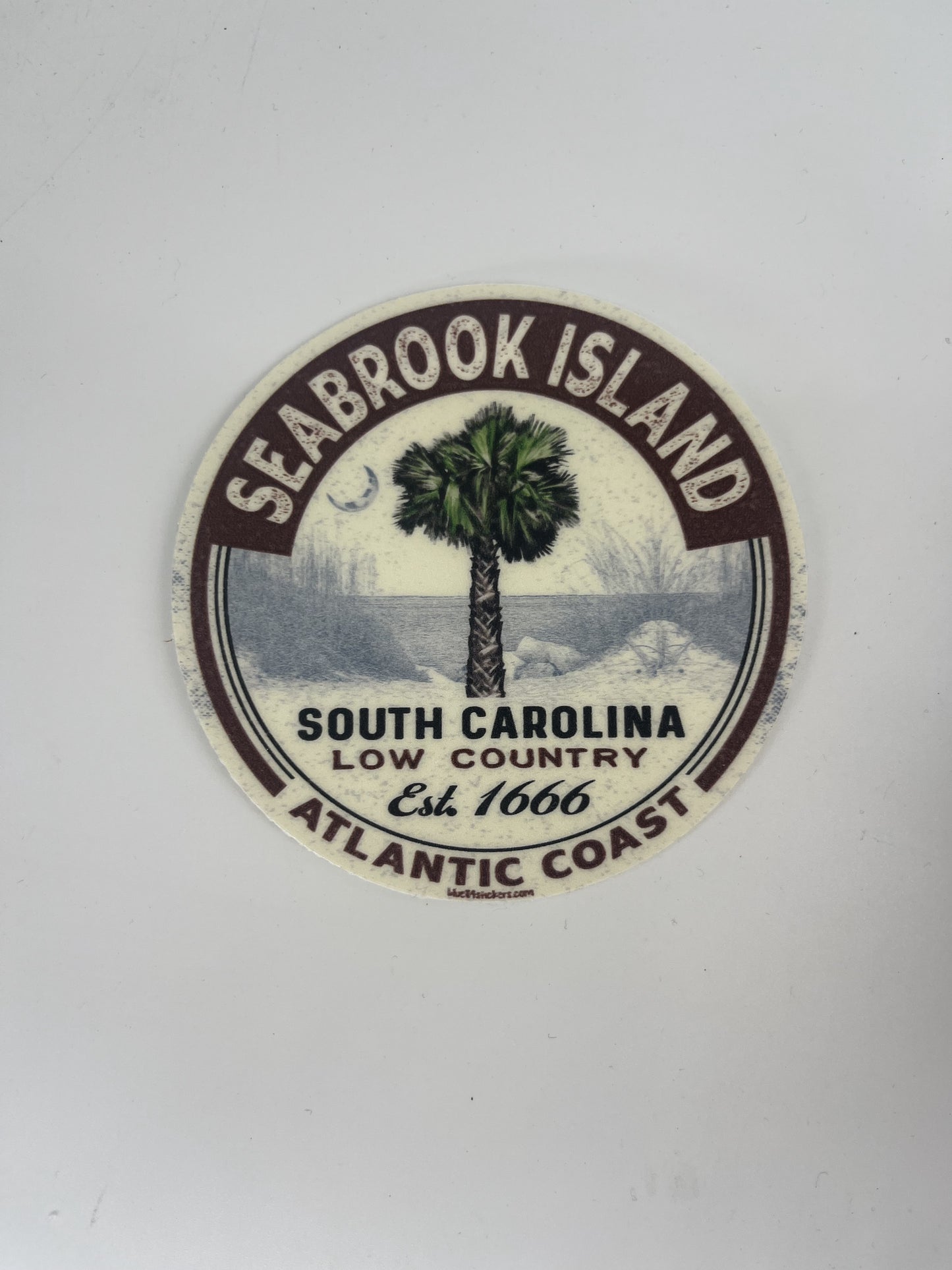 SI Spurwheel Palm & Moon Decal
