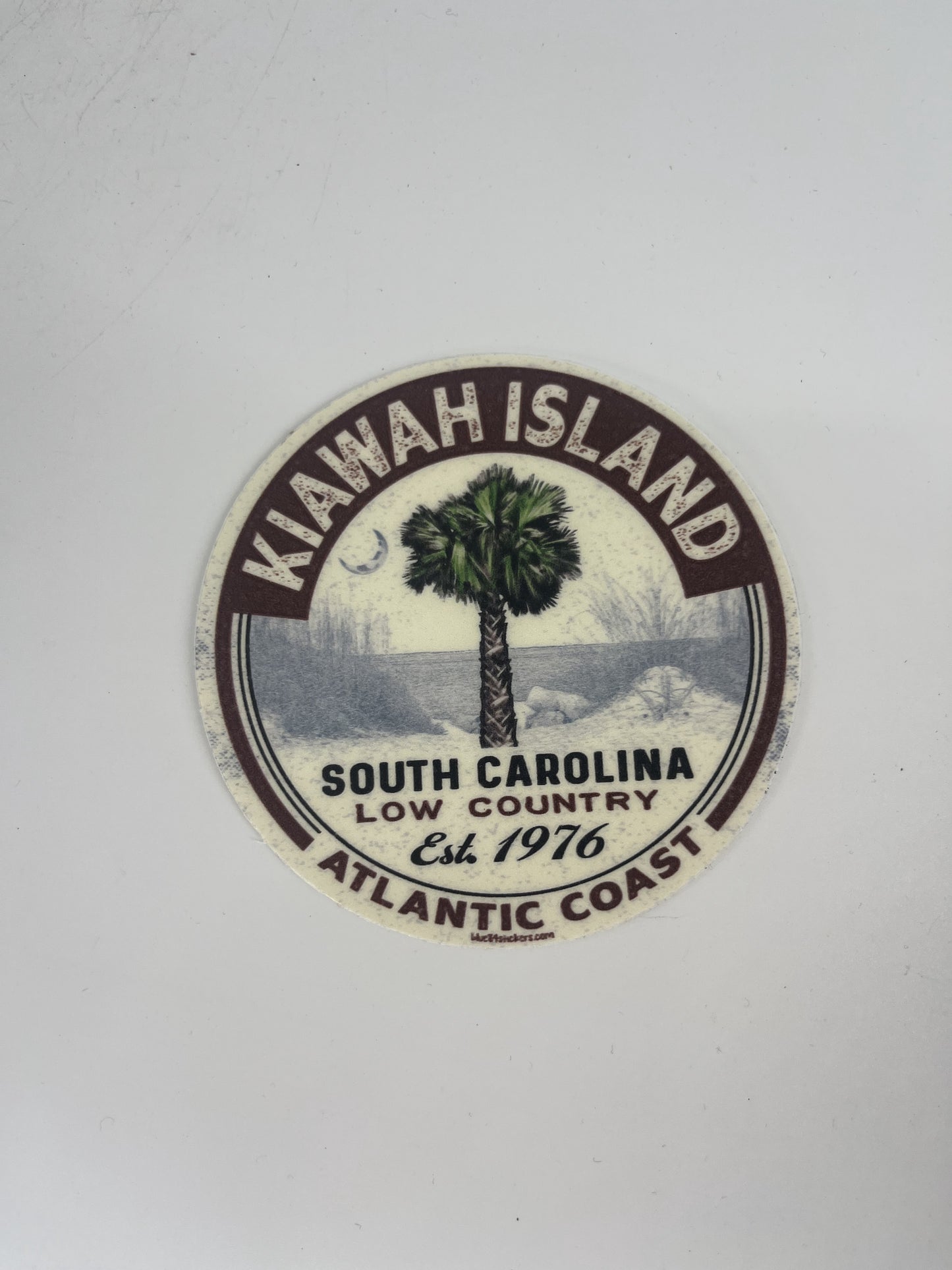 KI Spurwheel Palm & Moon Decal