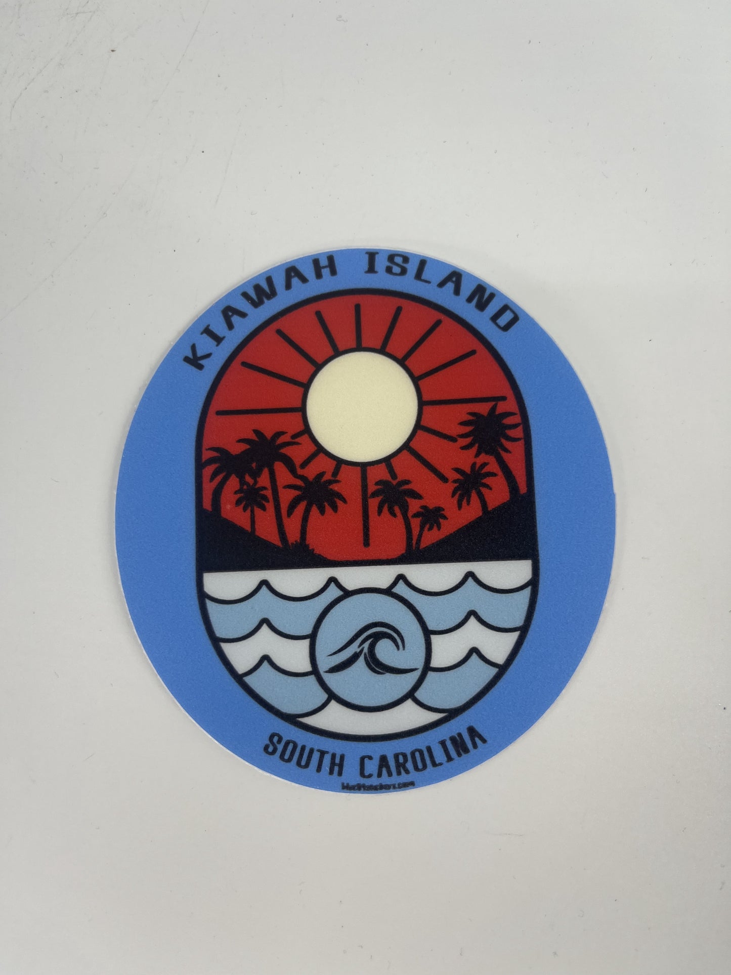 KI The Garden Palms/Wave Decal