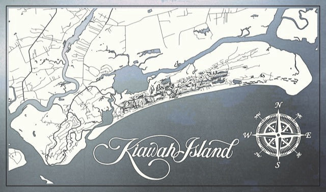 KI Street Map Metal - Papier Blanc/Natural