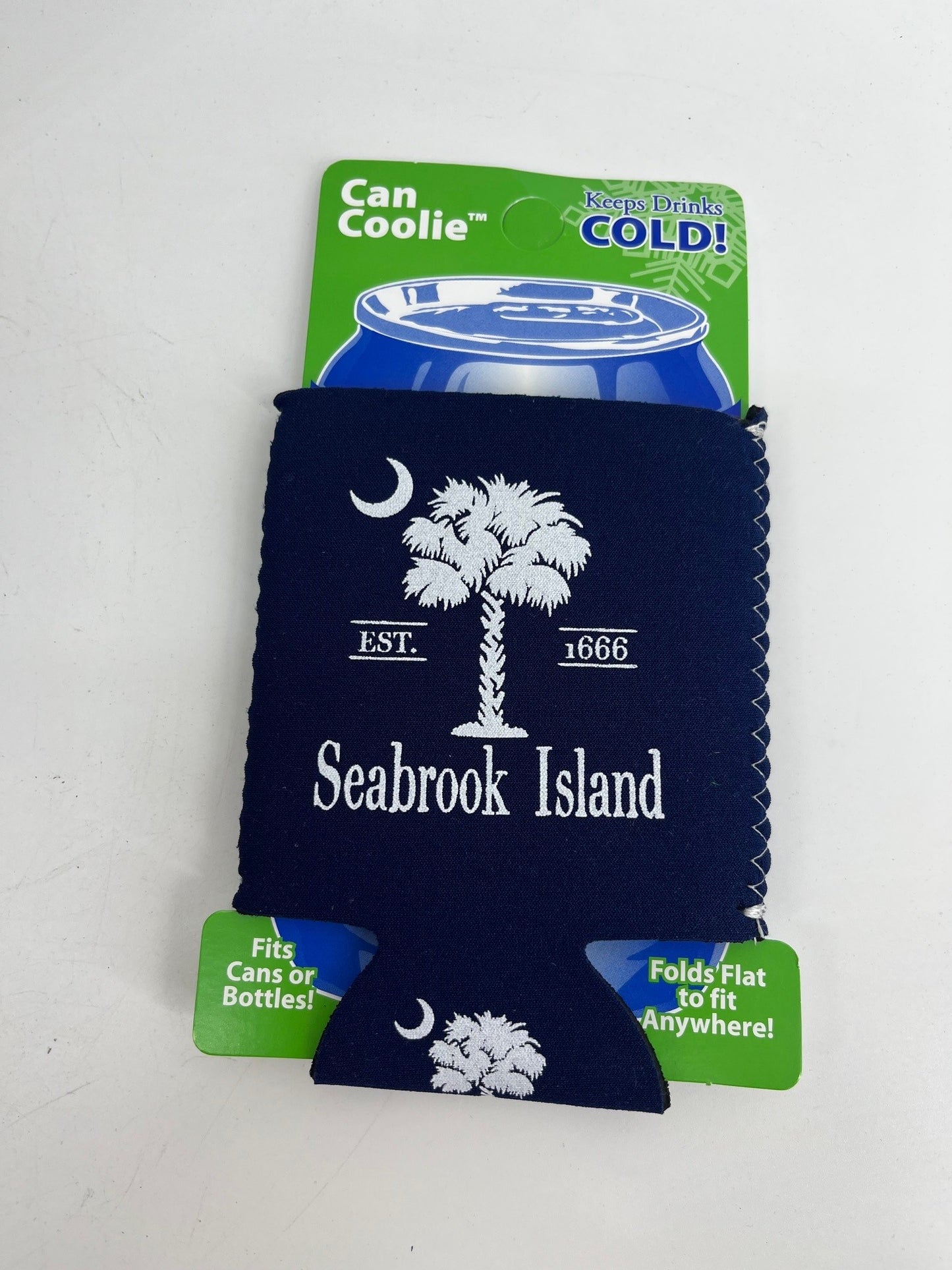 SI Can Cooler - Palm/Moon Navy