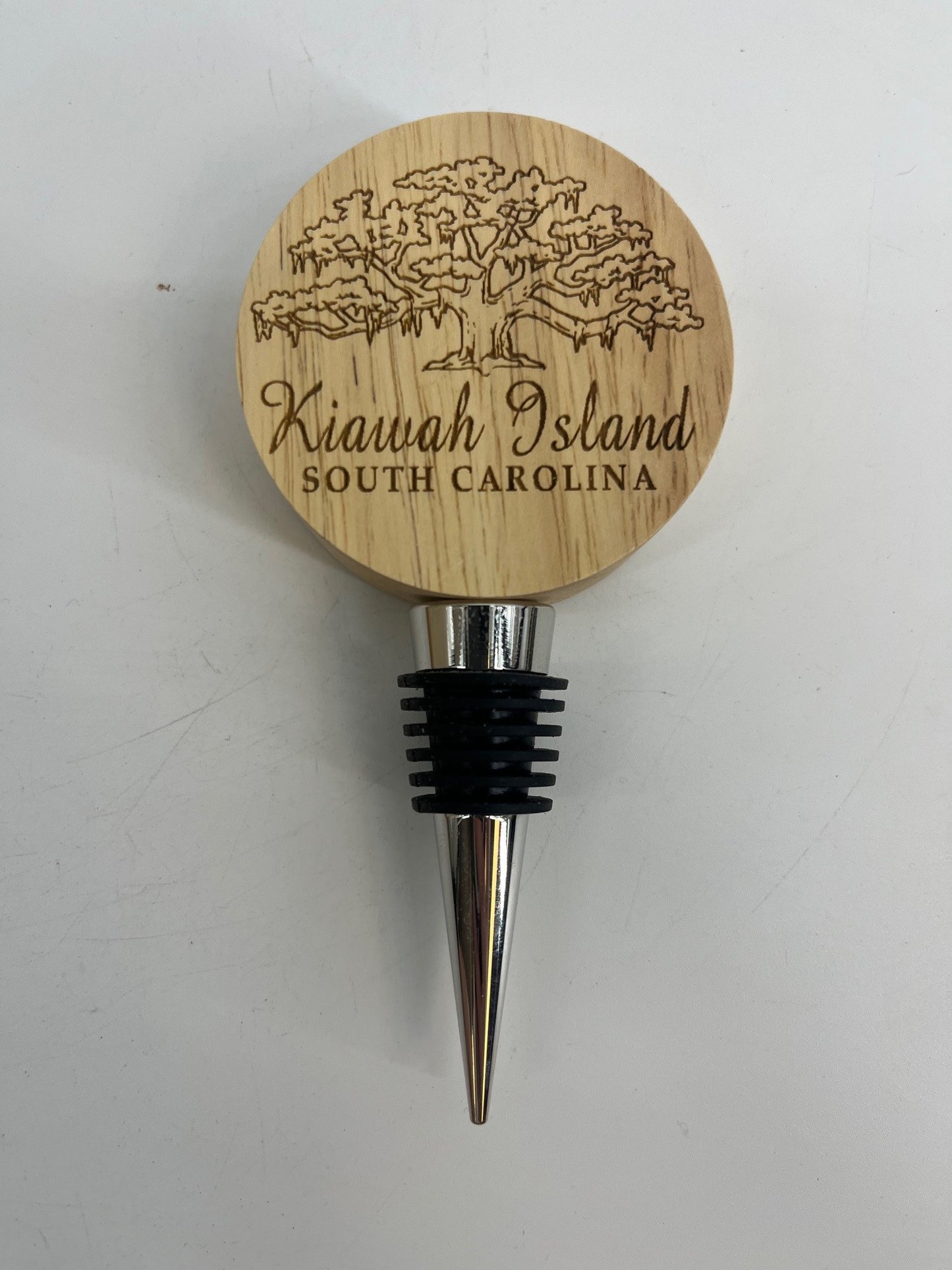 KI Wine Stopper Live Oak