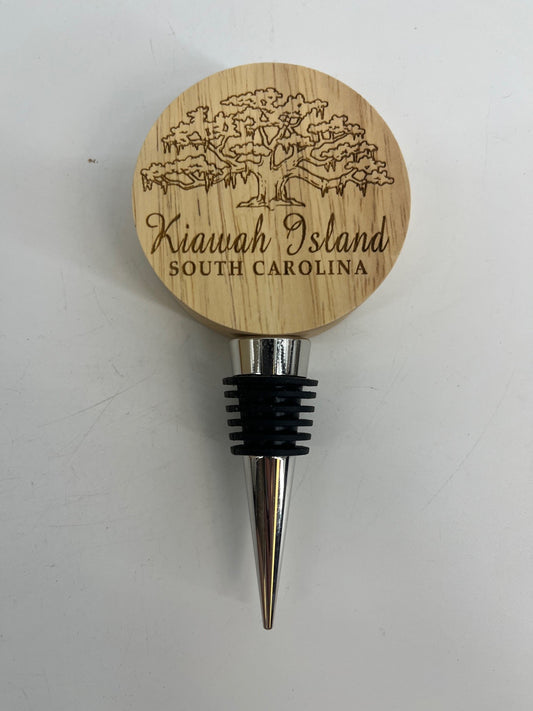 KI Wine Stopper Live Oak