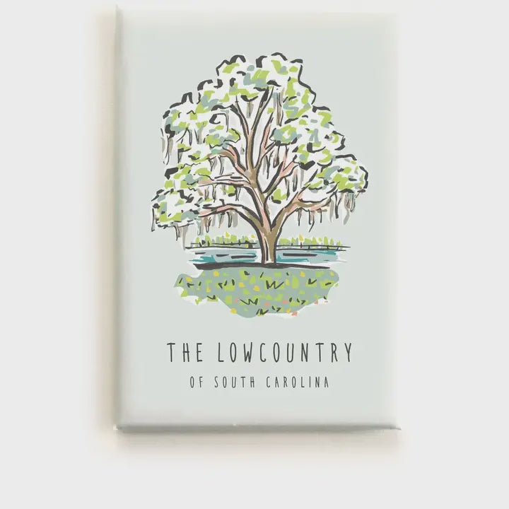 SC Lowcountry Oak Tree Magnet