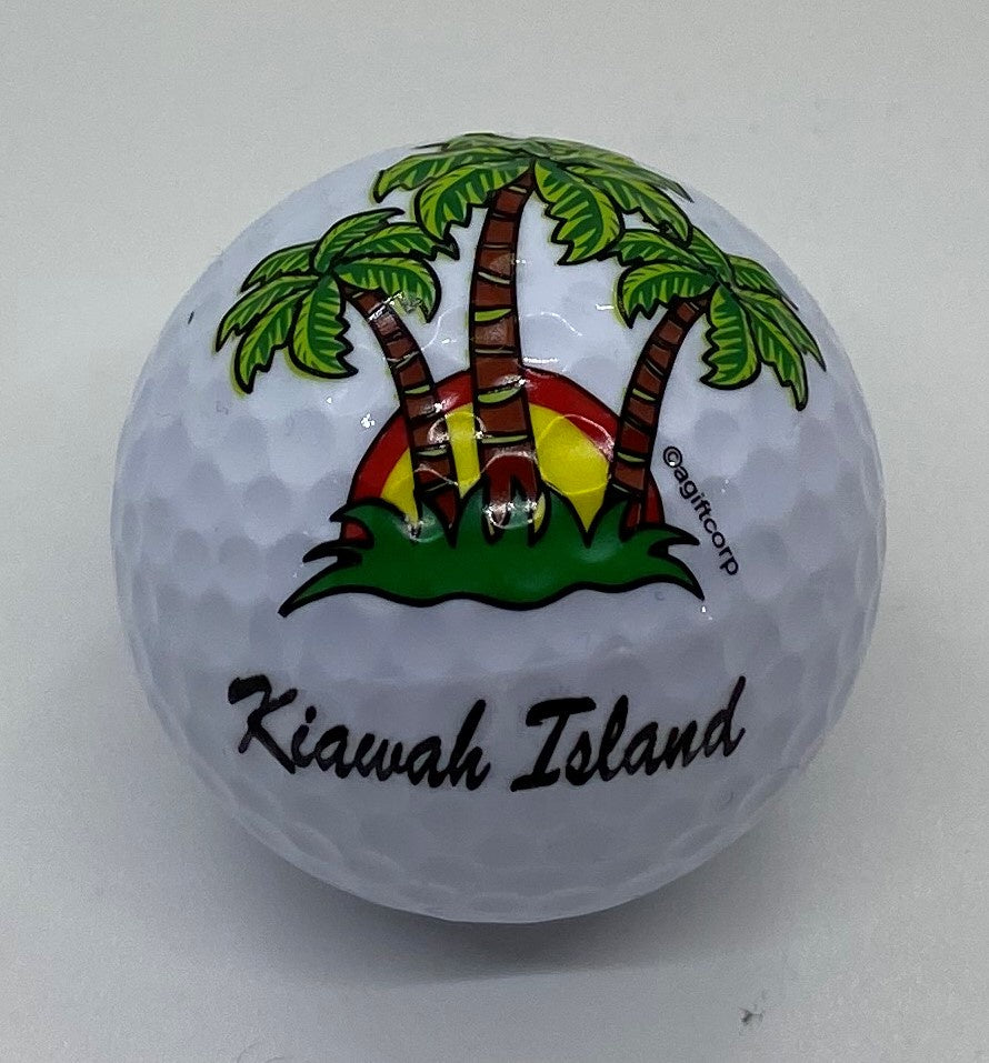 KI Palm Tree Golf Ball