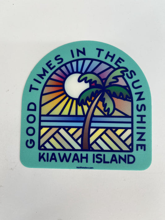 KI Wicker Palm Decal