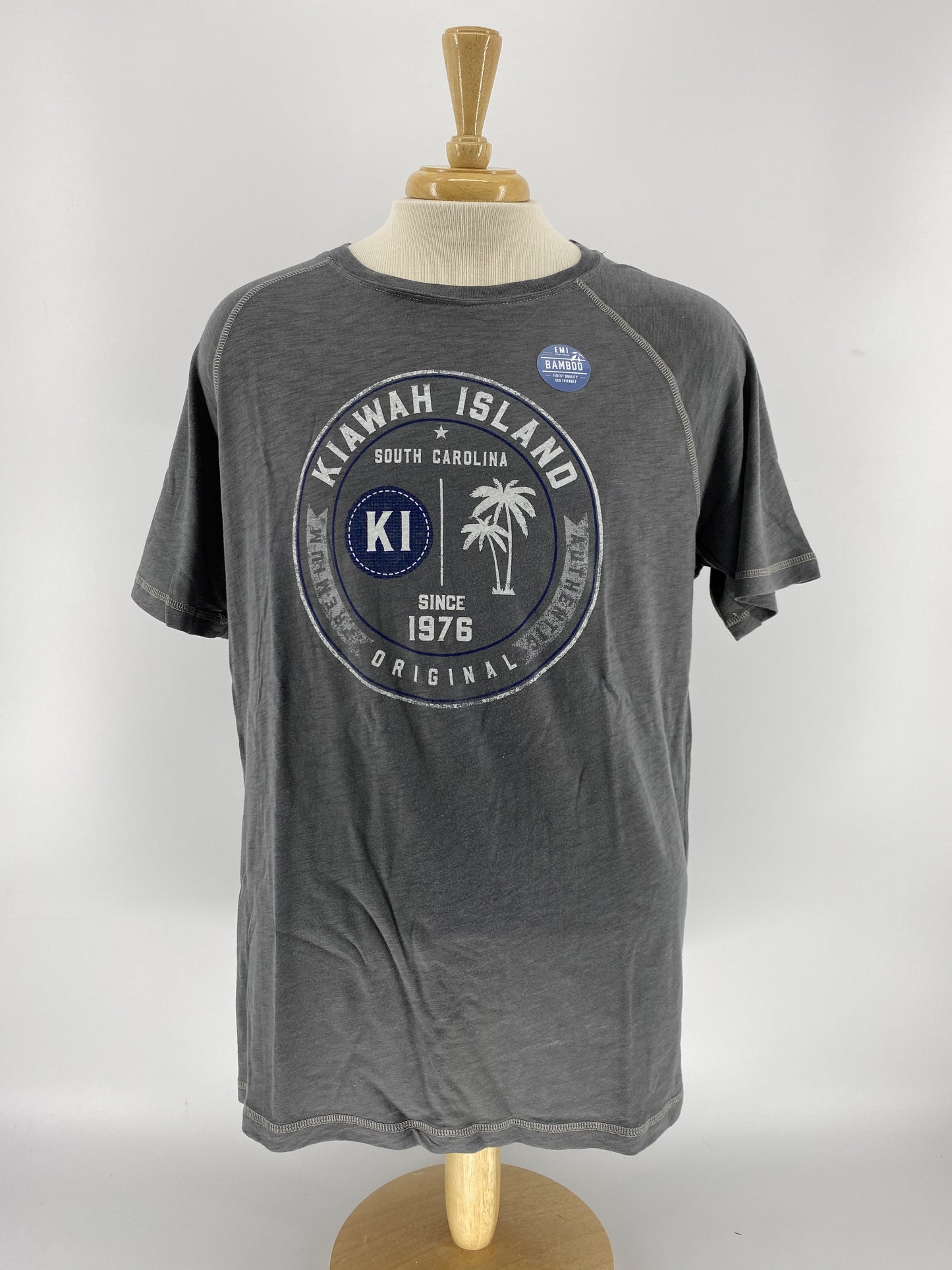 KI Men's Bamboo Tee - Palm Patch Up