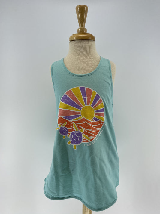 KI Girls Cotton Tank - Rays Turtle