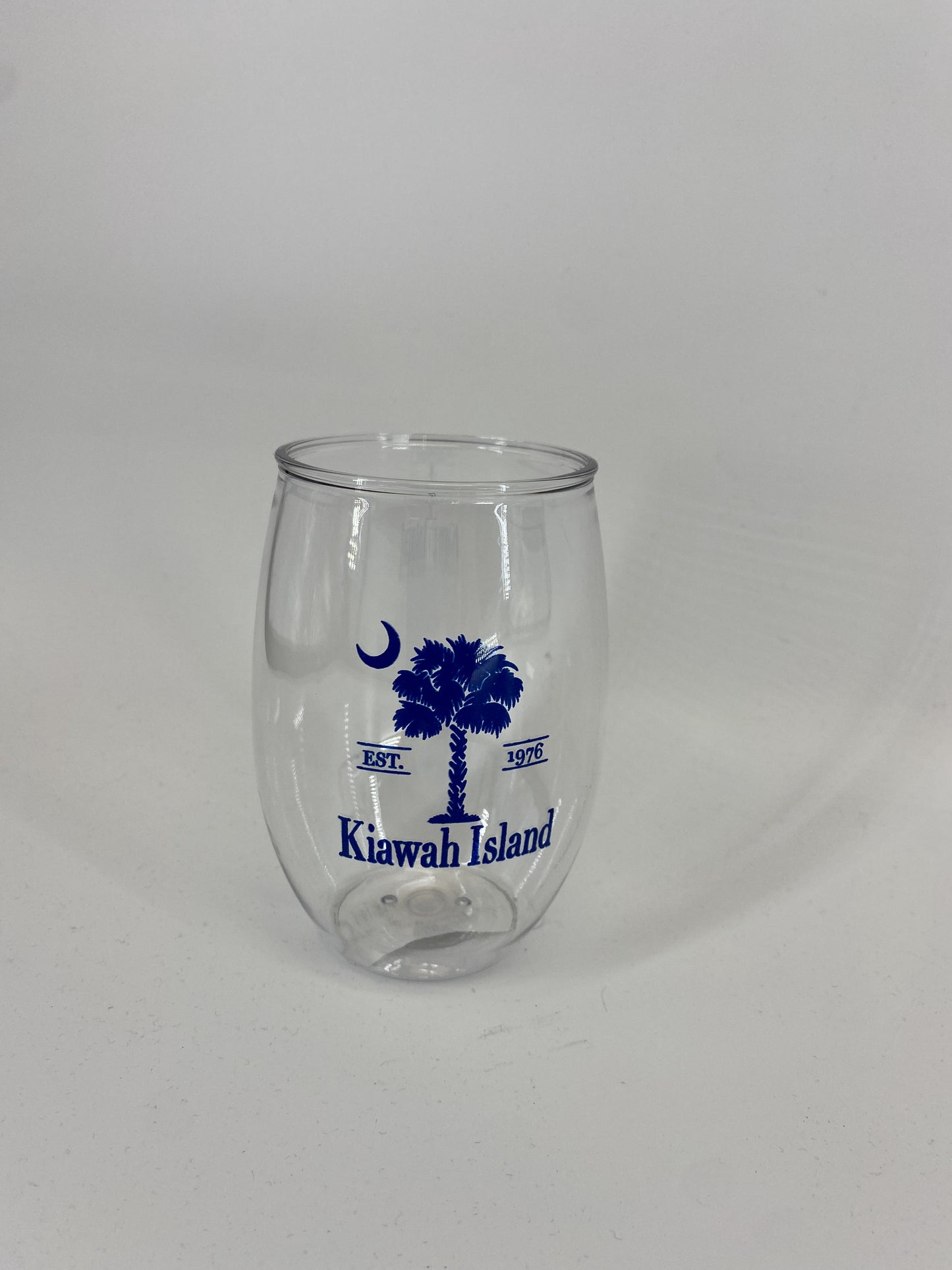 KI Powder Palmetto Moon Plastic Stemless Wine