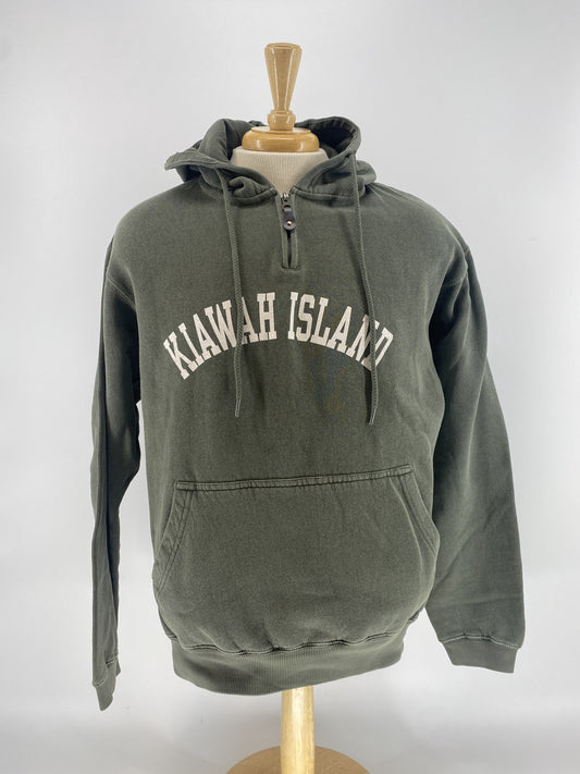 KI Garment Dyed Mini Zip - Moss