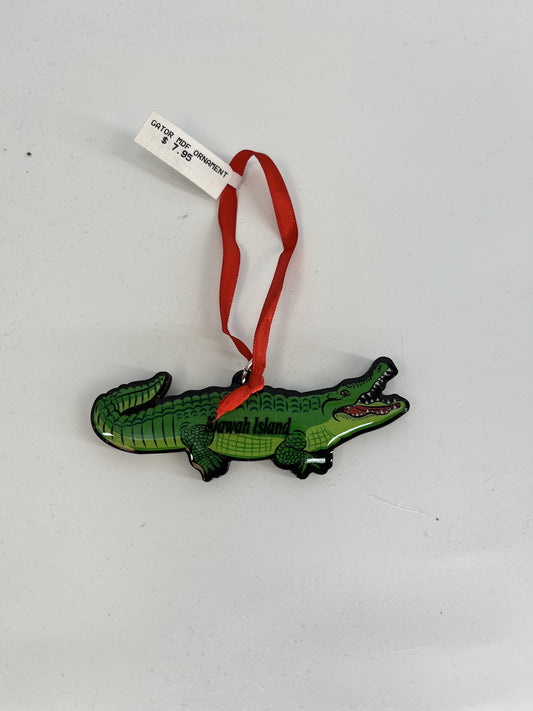 KI Gator MDF Ornament