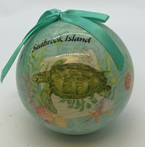 SI Sea Turtle Ball Ornament