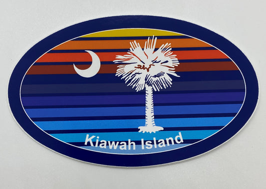 KI Retro Oval Mini Decal