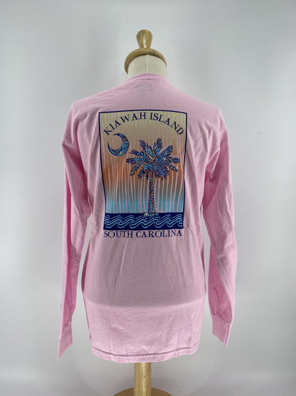KI Unisex LS Tee - Lehua Palm Moon