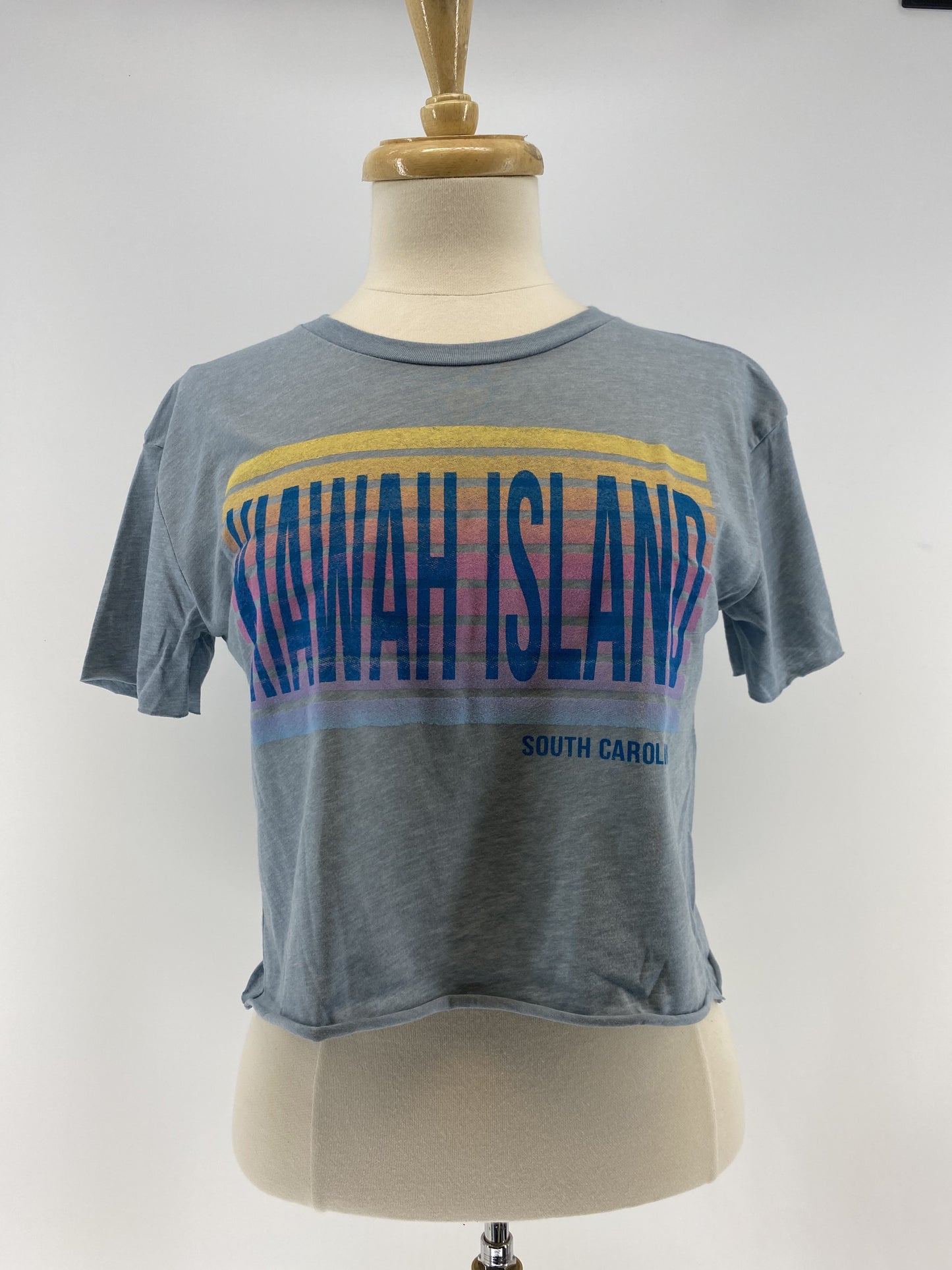 KI Ladies Poly Cotton Crop Tee - Anaheim