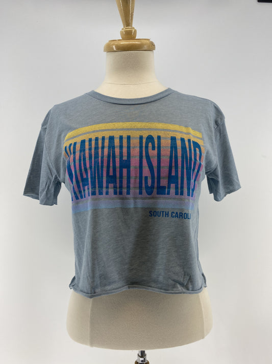 KI Ladies Poly Cotton Crop Tee - Anaheim