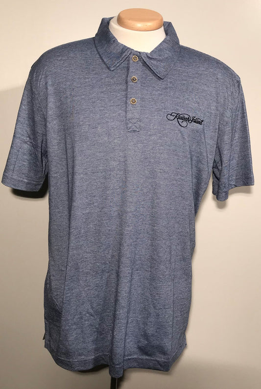 KI Micro Stripe Polo -  Blue