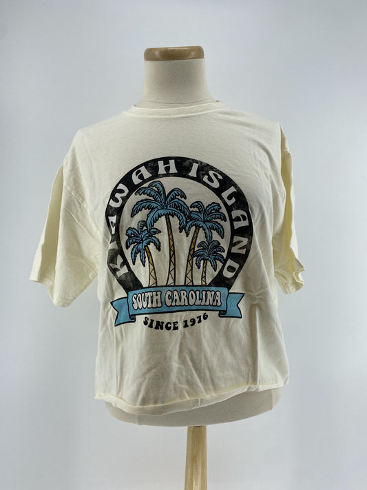 KI Crop Tee - Tour Bus Palms
