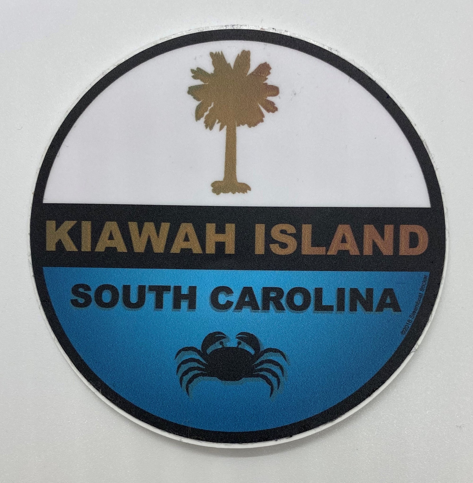 KI Golden Icon Crab Sticker