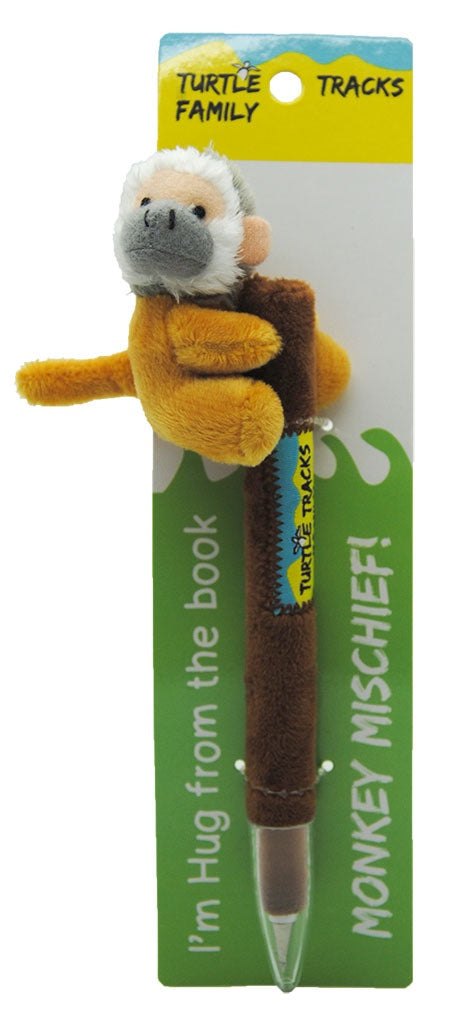 Monkey Plush Pen "Hug"