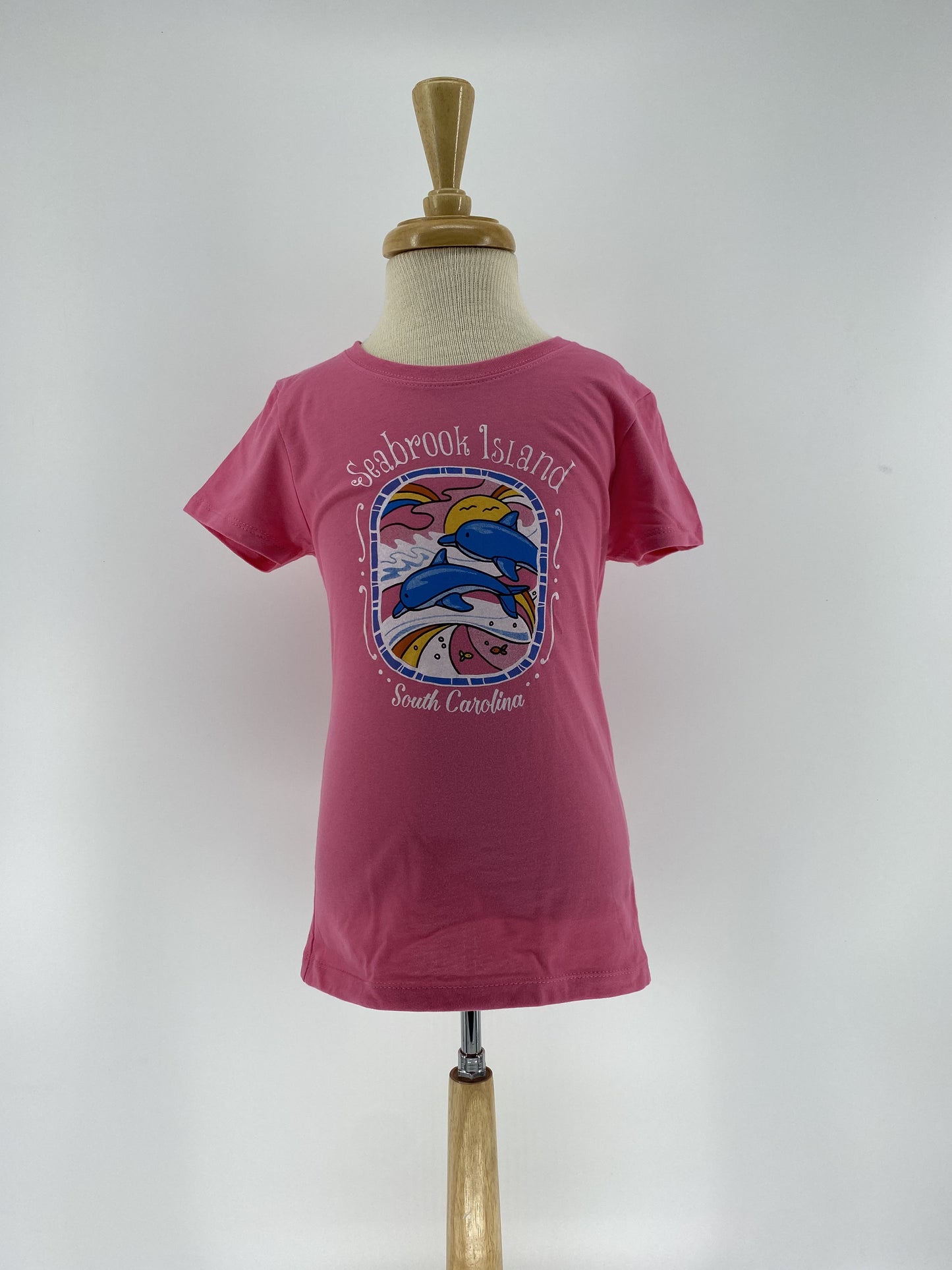 SI Girls Cap Tee - Funhouse Dolphin