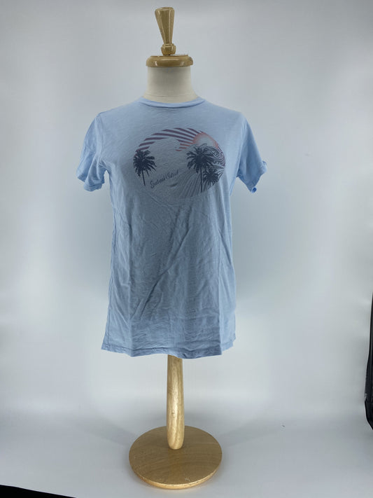 SI Ladies Slub Tee - Stick Around Wave/Palm