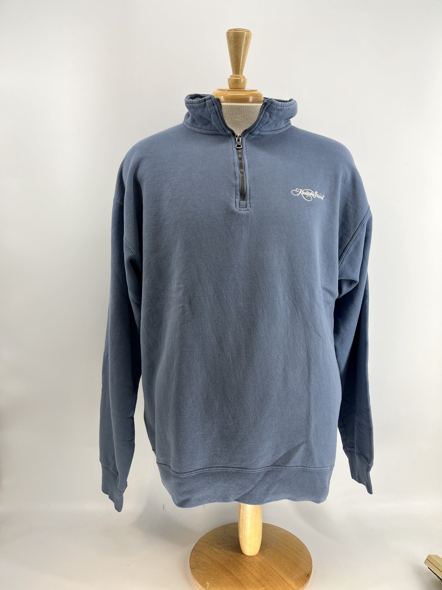 KI Comfort Wash 1/4 Zip LC Script Emb