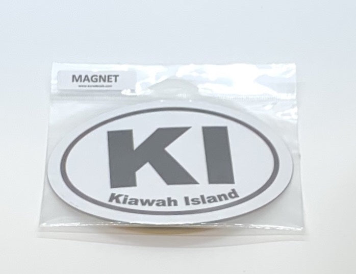 KI Oval Car Magnet