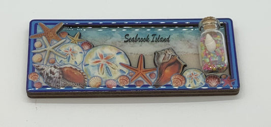 SI Shell MDF Bottle Magnet