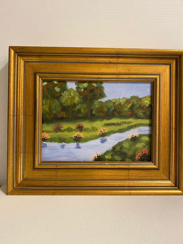 "Lazy River" Oil on Canvas 6x8