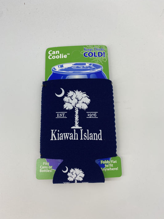 KI Can Cooler - Palm/Moon - Navy