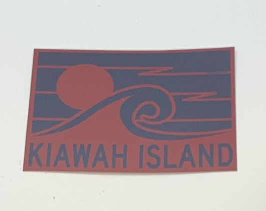 KI Small Chunk Wave Sun Decal