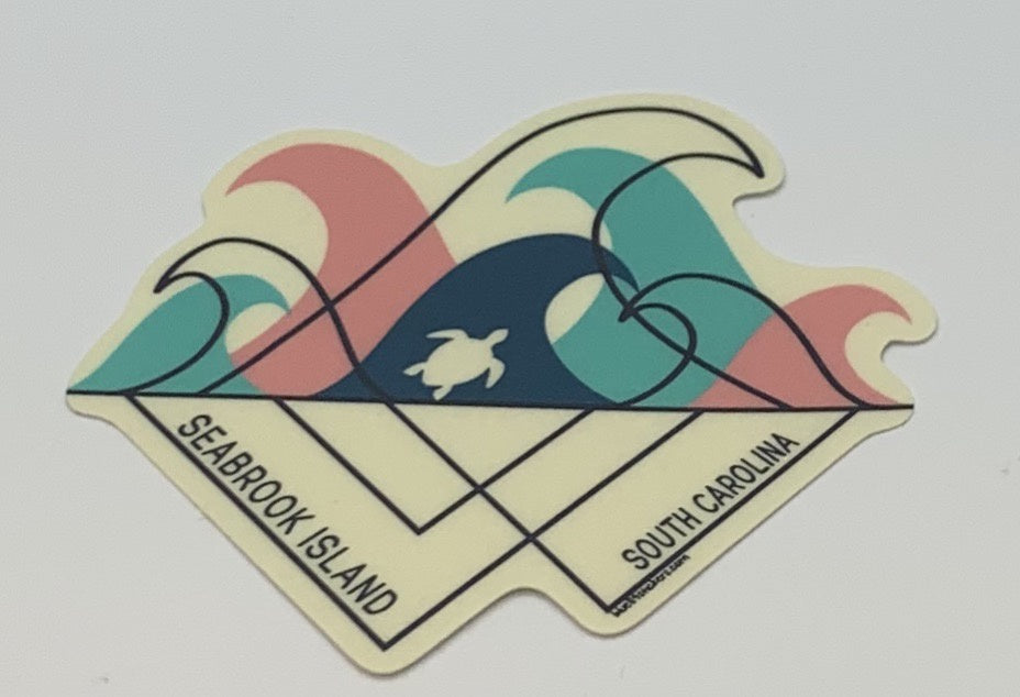 SI Cloyster Wave Turtle Decal