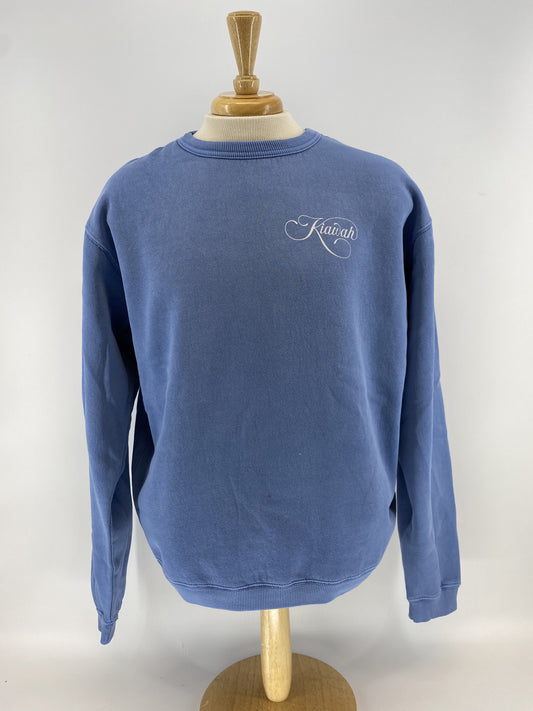 KI Garment Wash Crew - Washed Denim