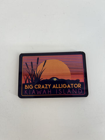 KI Big Crazy Alligator Magnet