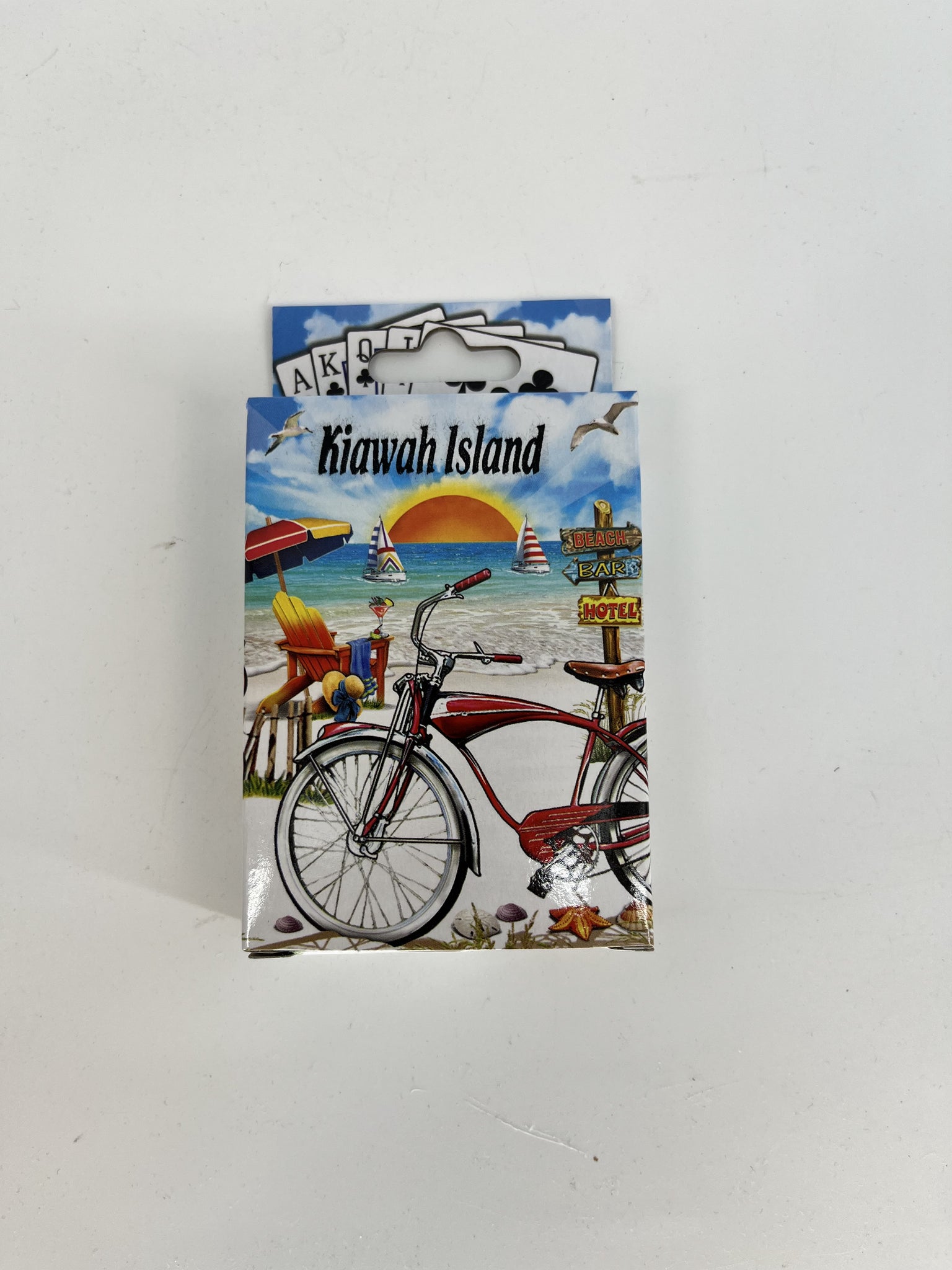 KI Bike Bch Scene Boxed Cards