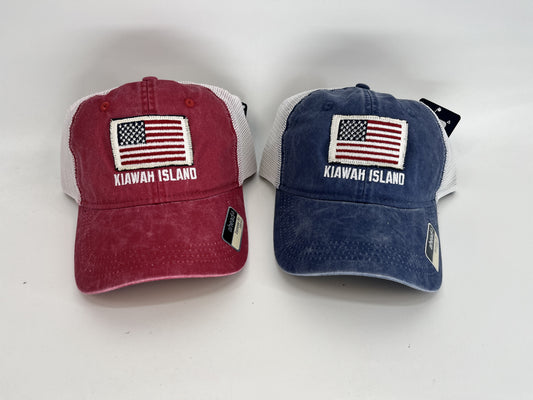 KI USA Flag Extreme Fit Mesh Back Hat